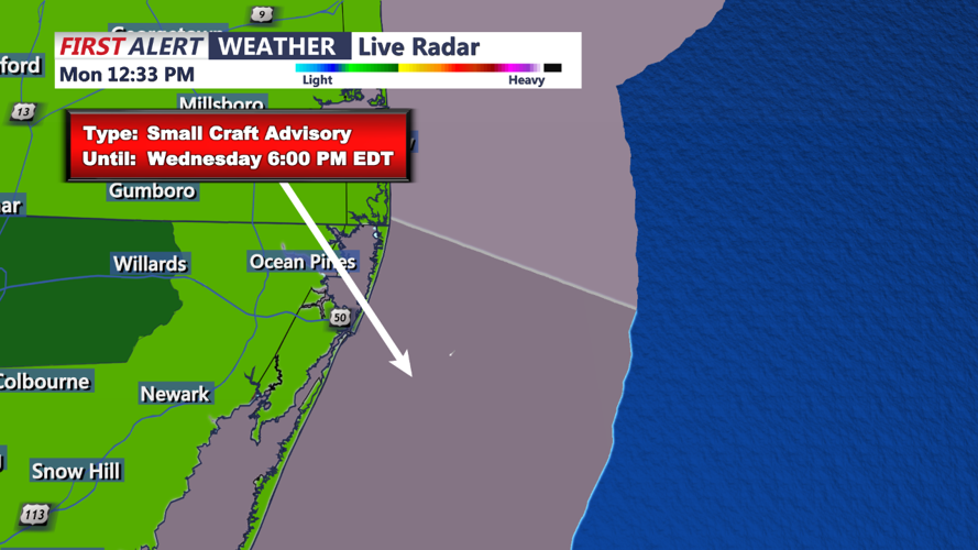 SMALL CRAFT ADVISORY - OCEAN CITY