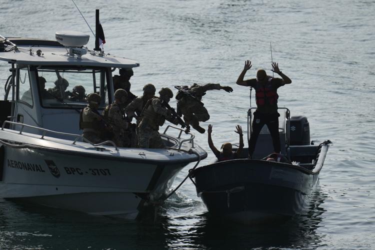 APTOPIX Panama US Military Excercise