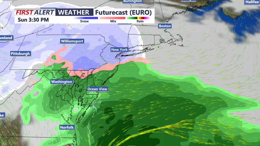 FUTURECAST OVER THE WEEKEND