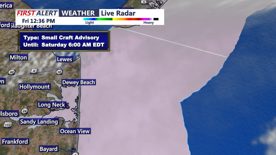 SMALL CRAFT ADVISORY - SUSSEX