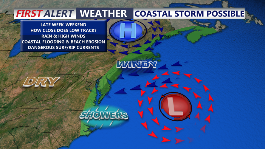 COASTAL STORM POSSIBLE
