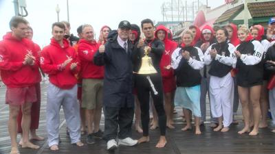 Rehoboth Beach Patrol Begins 100th Season With Ringing Of Bell By Mayor Stan Mills