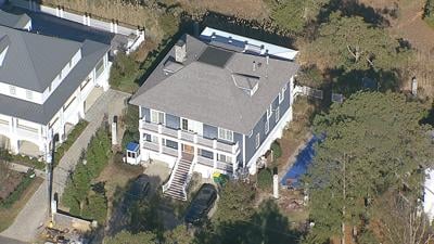 Construction Begins on a Wall Outside President Biden's Beach Home
