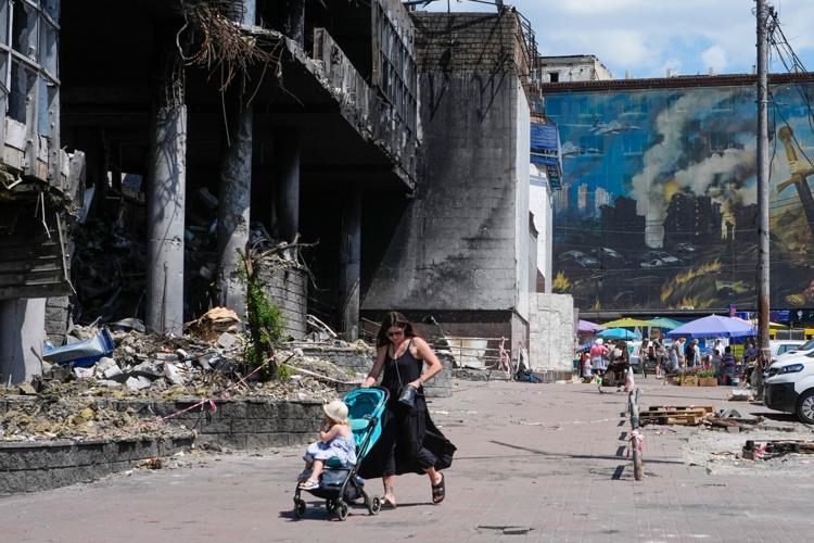 APTOPIX Russia Ukraine War Daily Life