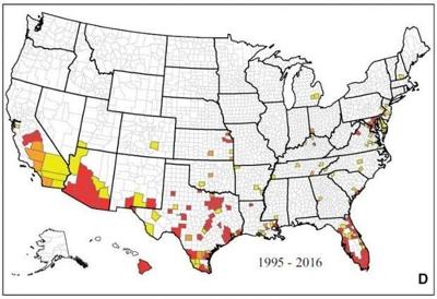 New Map Shows Where Zika Mosquitoes Live in U.S.