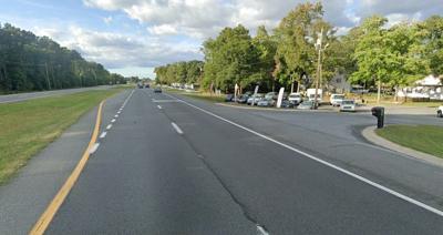 The crash occurred in the left lane of northbound Sussex Highway around 7 a.m. Monday. Courtesy Delaware State Police.