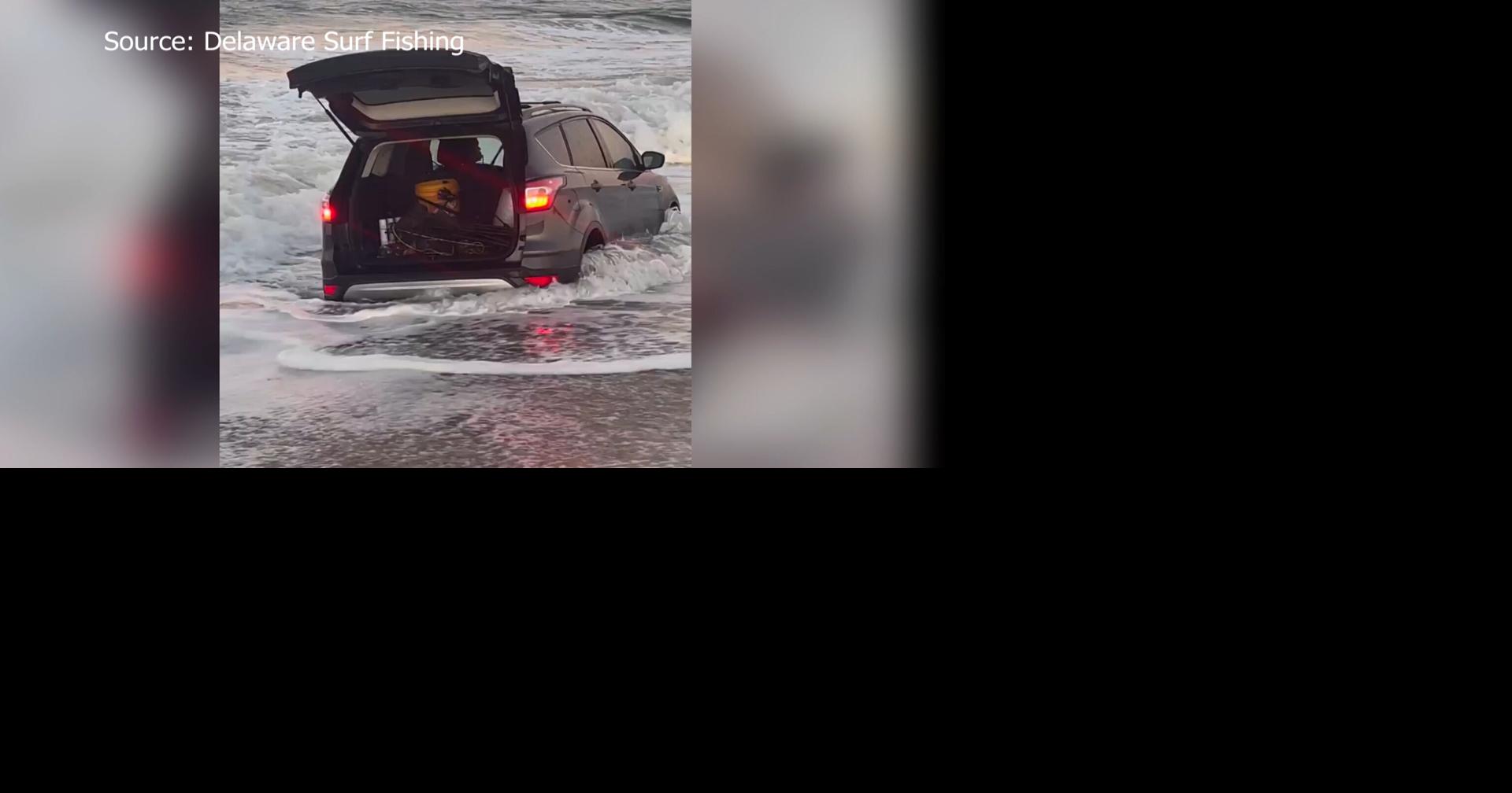 A Trip To The Beach Gone Wrong Man Facing Charges After Driving Into