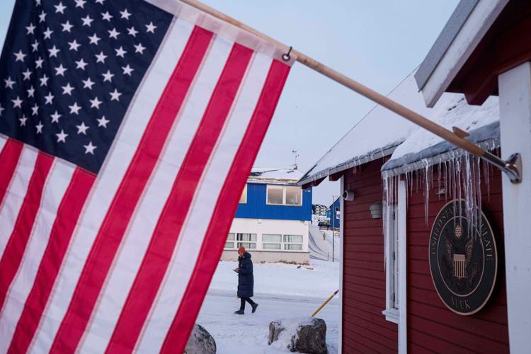 Greenland US Flags