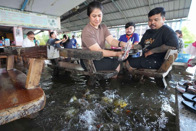 Thailand Flooded Restaurant