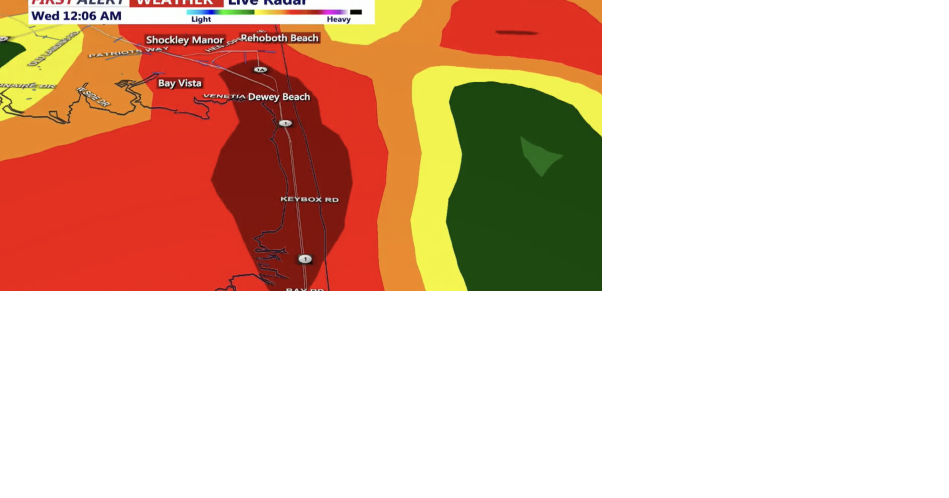 Severe storms hit Delmarva