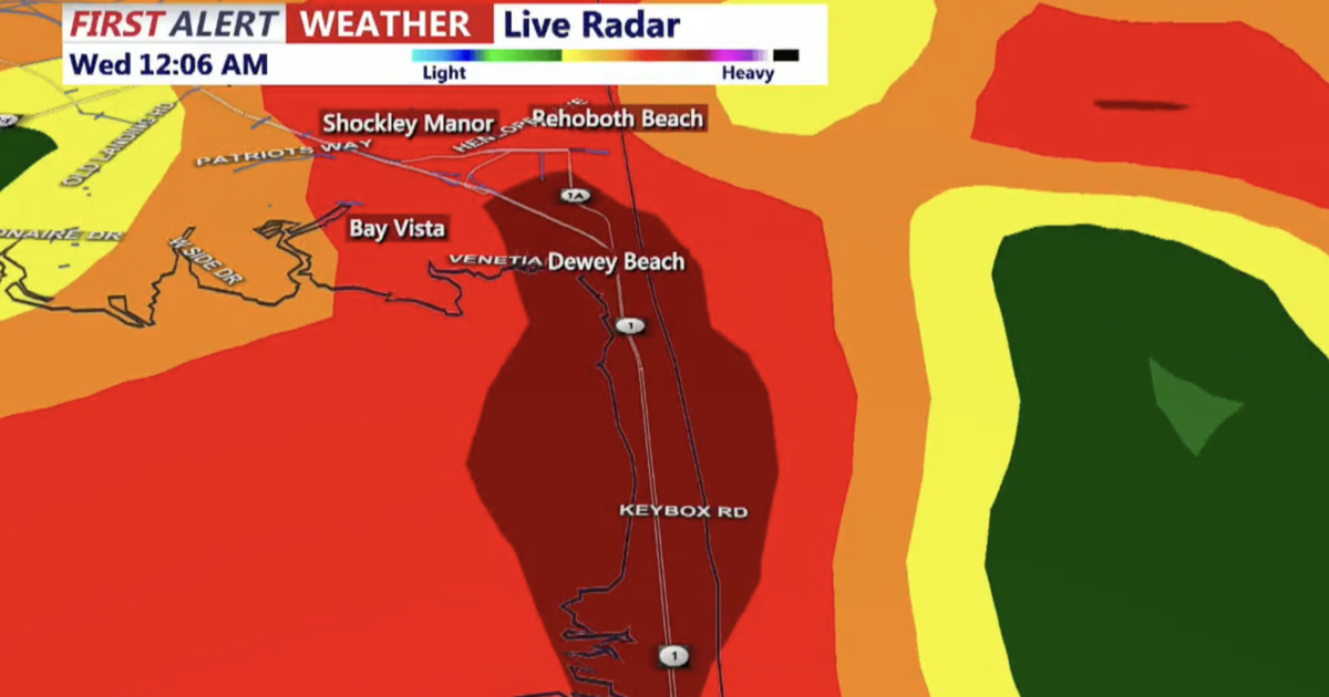Severe storms hit Delmarva
