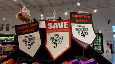 Price tags at Redner's in Georgetown