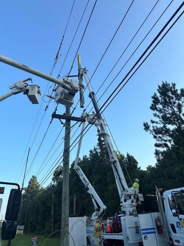 Delaware Electric Co-op on the scene