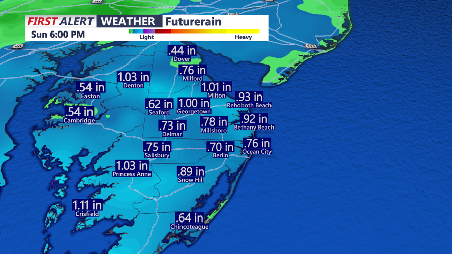 rainfall totals