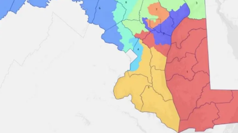 MARYLAND REDISTRICING MAP