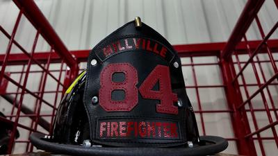 Millville Volunteer Fire Company firefighter helmet
