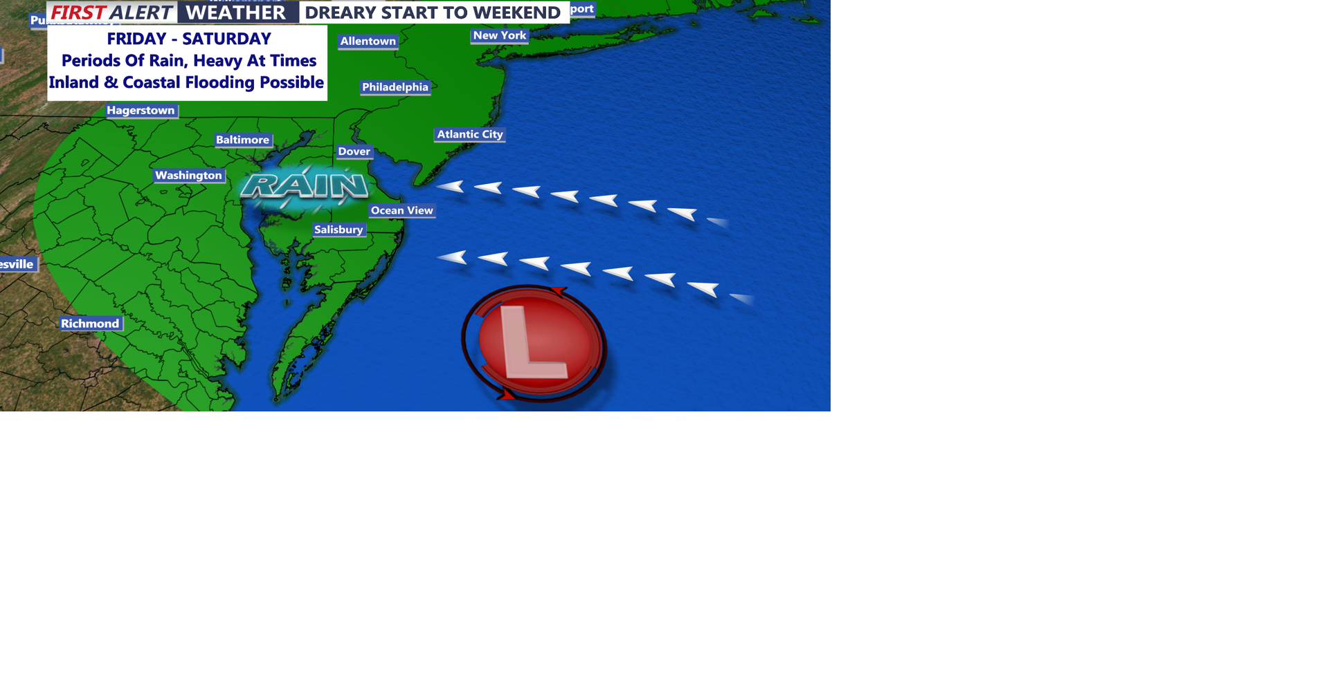 Dreary Friday and start to the weekend, drier for Sunday | Weather ...