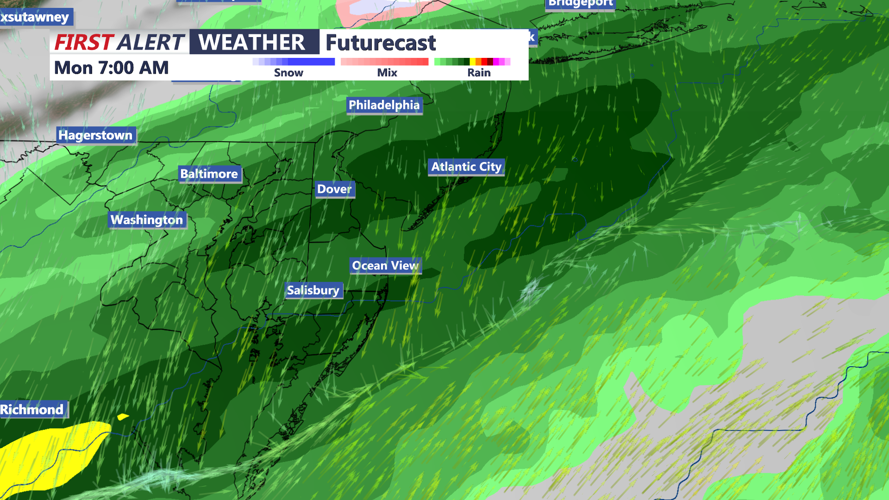 Cold Front Sunday Night