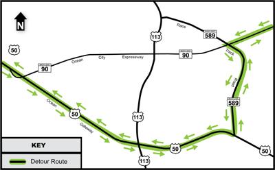 Route 90 Detour