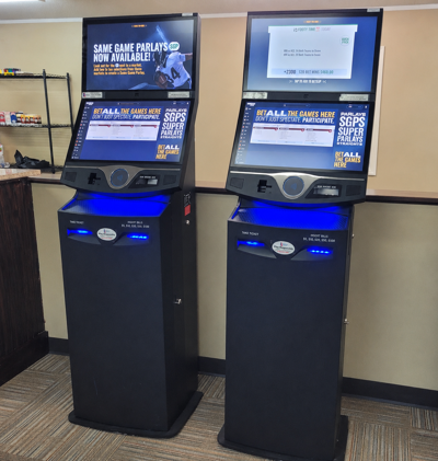 Sports betting kiosks