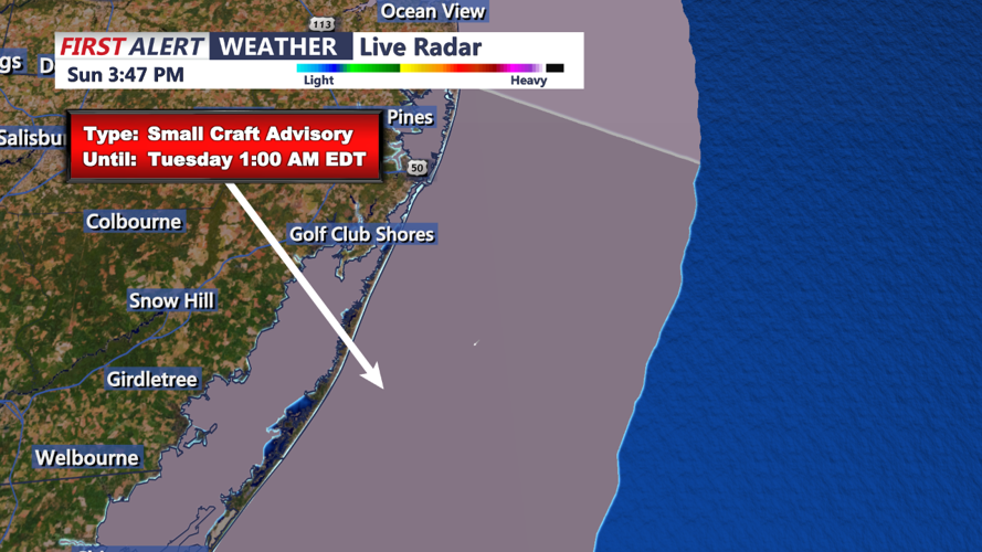 SMALL CRAFT ADVISORY - OCEAN CITY