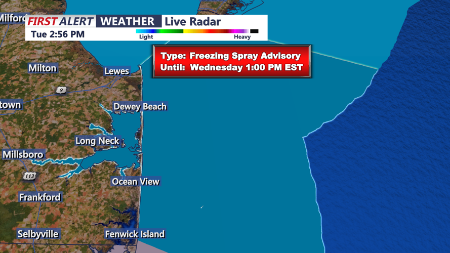 FREEZING SPRAY ADVISORY