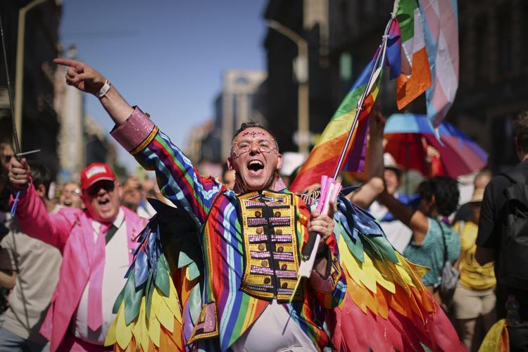 APTOPIX Hungary Pride March