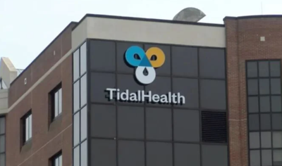 An exterior shot of the top of a building.