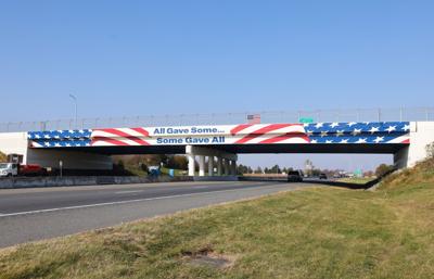 Dover Air Force Base bridge mural