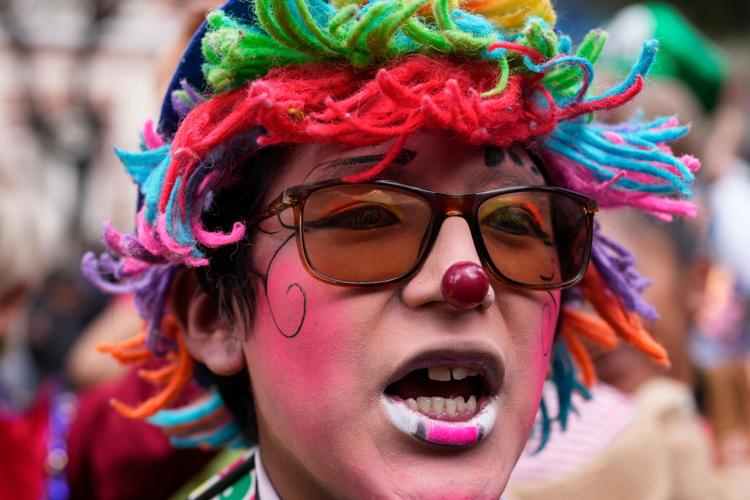 Bolivia Clowns Protest