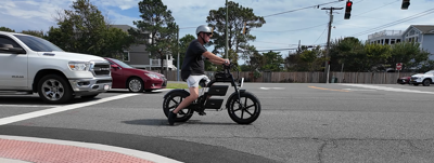 E-bikes.