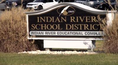 An image of the Indian River School District sign.
