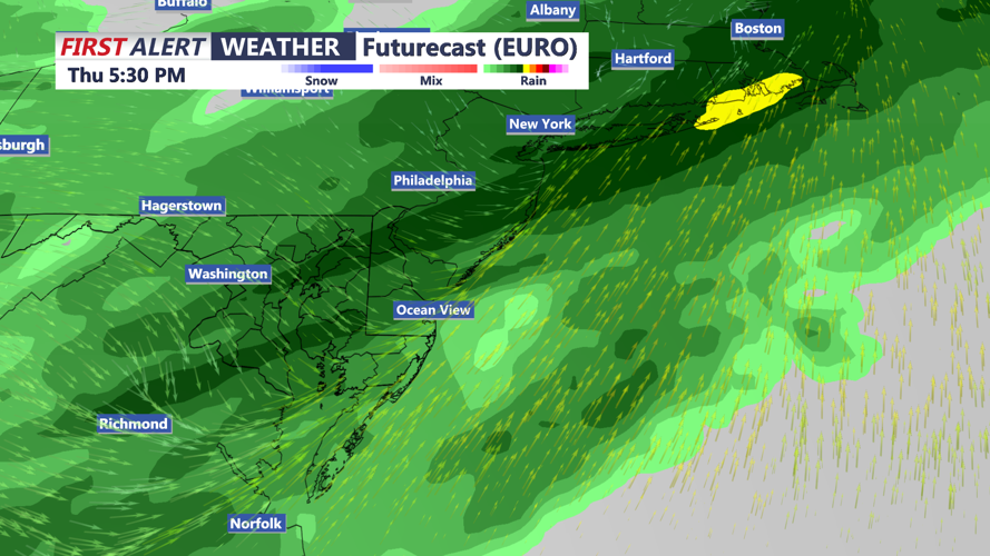 next week rain