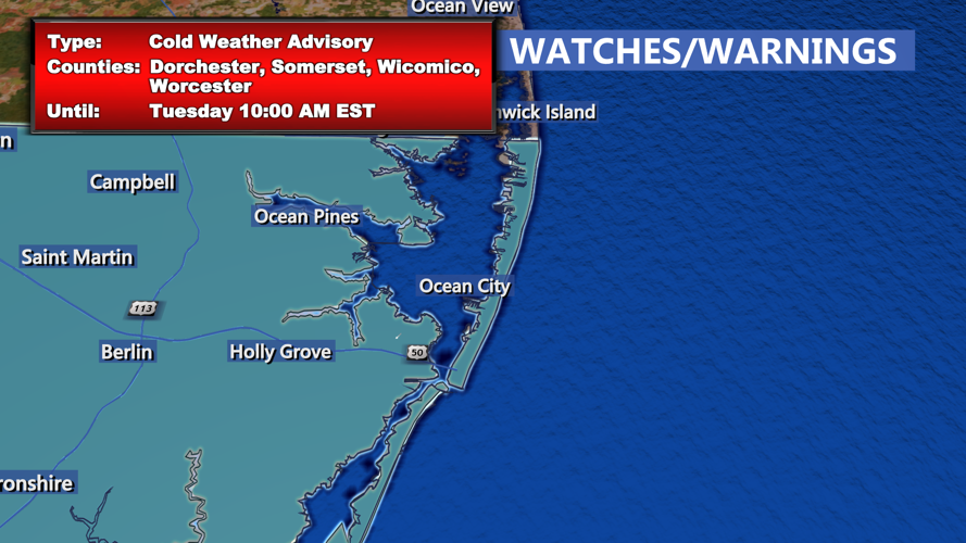 COLD WEATHER ADVISORY