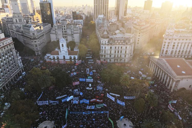 Argentina University Protest