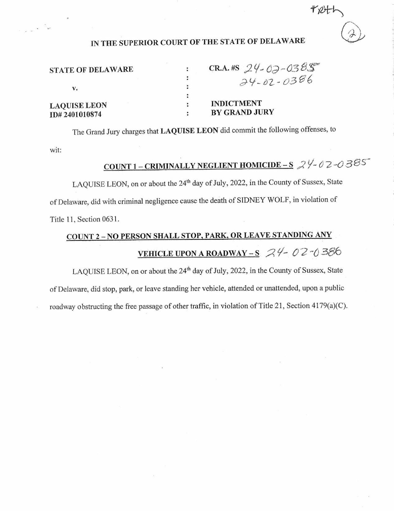 Grand Jury Indictment