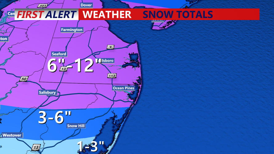 SNOW TOTALS
