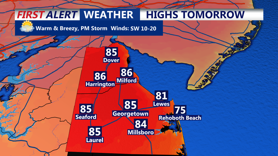 HIGHS TOMORROW - SUSSEX