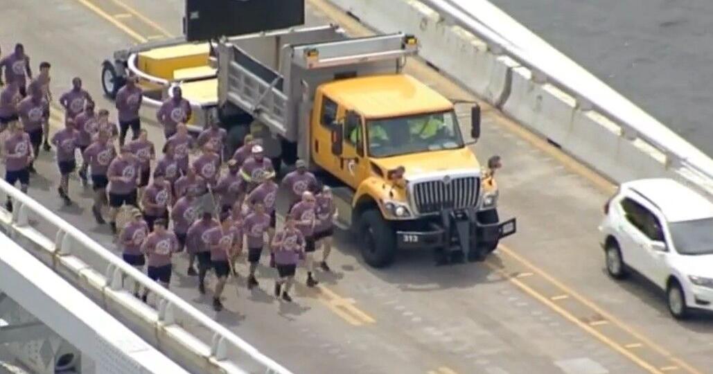 Special Olympics Torch Run crosses Bay Bridge, heads to Delaware next