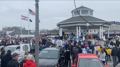 Rehoboth Beach 'Hands Off' protest
