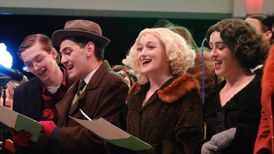 Clear Space singers at Rehoboth tree lighting