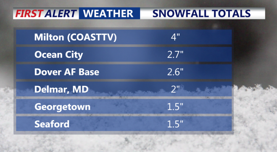 Snowfall Totals