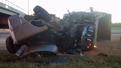 Dump Truck crashes into tractor Trailer