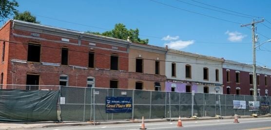 Vacant houses in Salisbury set for redevelopment.
