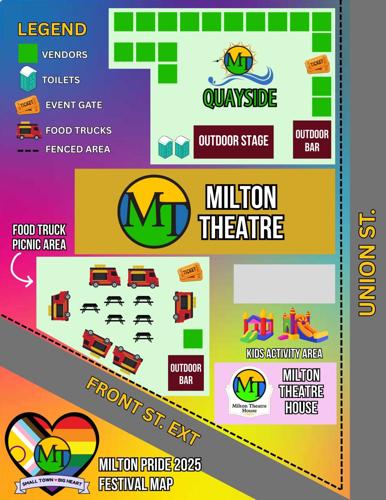 Milton Theatre Map