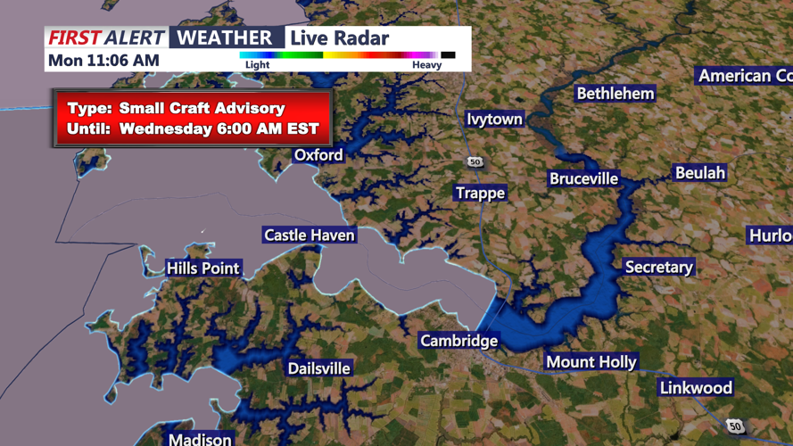 SMALL CRAFT ADVISORY - CAMBRIDGE