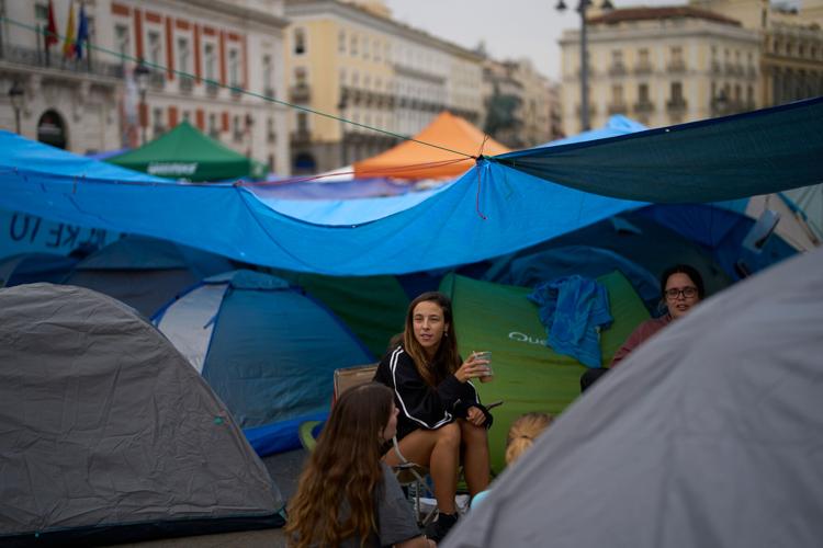 Spain Housing Protest