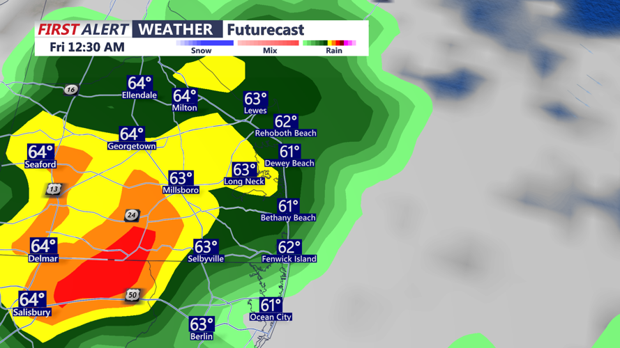 FORECASTED MODEL OF RAINFALL APPROACHING
