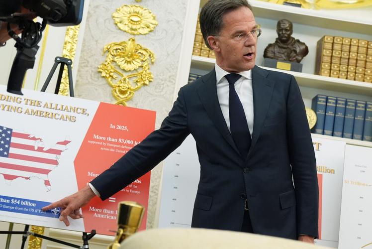 Trump NATO Rutte