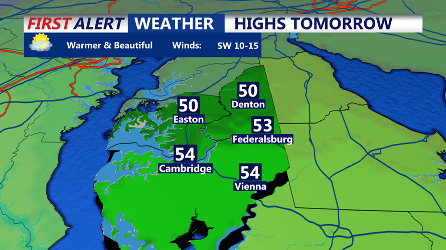 HIGHS TOMORROW - CAMBRIDGE